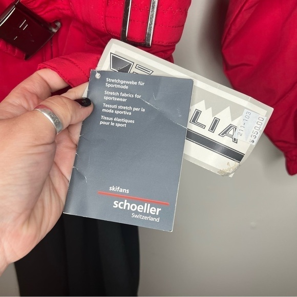 NWT Vintage Tyrolia Onsie Ski Suit Red Size 10 - Picture 11 of 13